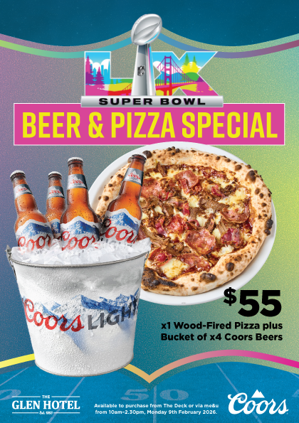 Beer & Pizza Special