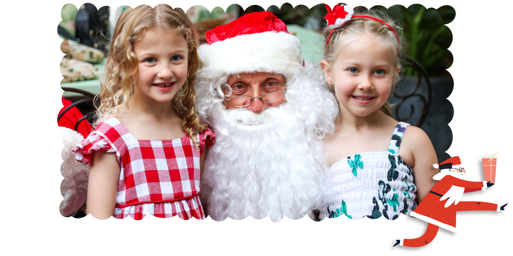 Santa with children