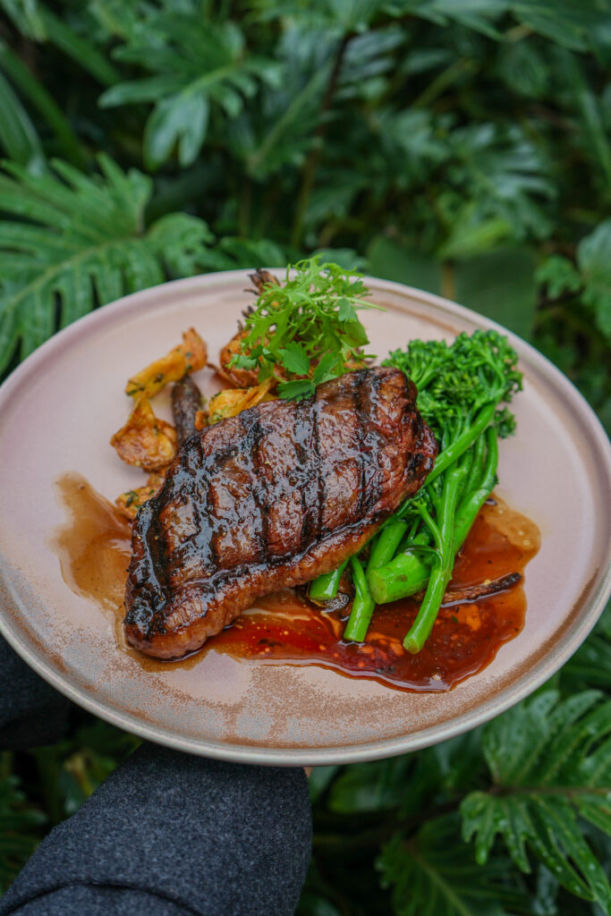 Steak with Kipfler Potatoes, Baby Carrots, and Broccolini - September Specials