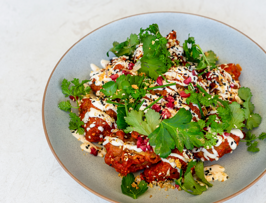 Harrisa Cauliflower Popcorn